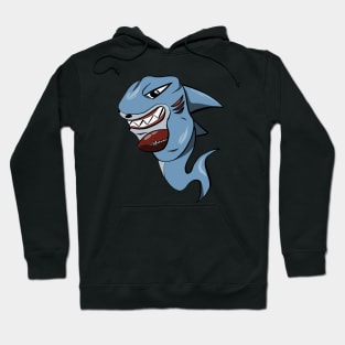 Football Shark Mascot Hoodie